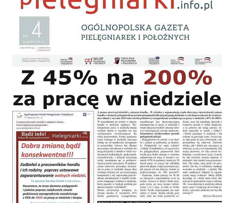 Zdaniem pielęgniarki: À propos zwolnienia pielęgniarki ze szpitala w Złotoryji: "Czy głośne mówienie o warunkach pracy pielęgniarki, która ma realnie w swoich rękach zdrowie i życie ludzkie jest nieetyczne i powinno być w jakikolwiek sposób karalne?"