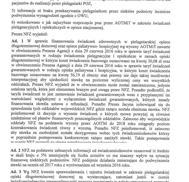 NFZ: nie posiadamy uprawnień do kontroli czy dana pielęgniarka lub położna otrzymała środki finansowe w ramach dodatku 4×400. Takie uprawnienia ma…