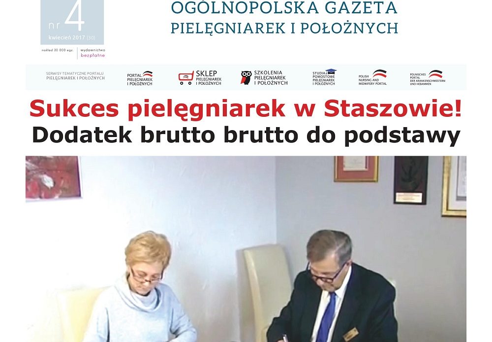 Staszów to kamyczek, który lawinę… Pielęgniarki chcą spotkać się z dyrektorami szpitali i starostami województwa świętokrzyskiego, aby ci włączyli dodatki brutto brutto do wynagrodzenia zasadniczego w  wysokości 460 złotych netto.