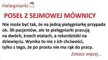 Poseł do ministra zdrowia: "Jeżeli dziś w zawodzie pielęgniarki czy położnej mało kto chce pracować z powodu zbyt małego wynagrodzenia, to tym bardziej po liceum medycznym…"