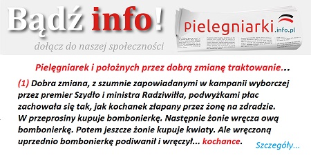 Głos podczas dyskusji w senacie: Przecież dzisiaj nie jest tak, że można powiedzieć, że wszystkie pielęgniarki, które mają olbrzymie doświadczenie, są gorsze od pielęgniarek, które mają 2-letni staż i wyższe wykształcenie.