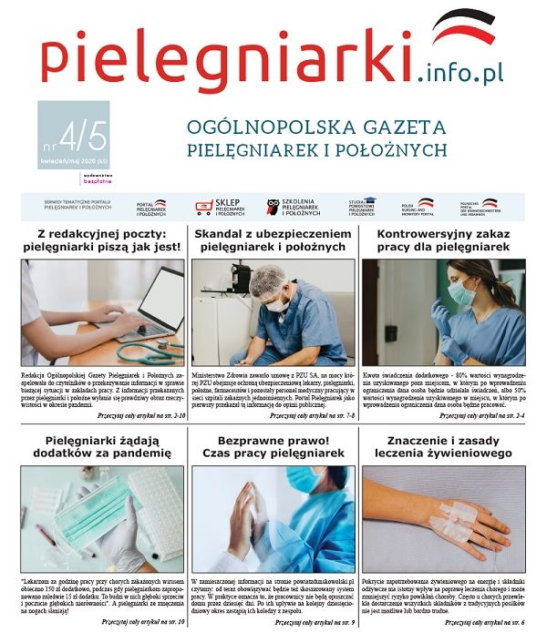 Pielęgniarka/Pielęgniarz – rekompensata za jedno miejsce pracy. Wytyczne NFZ.