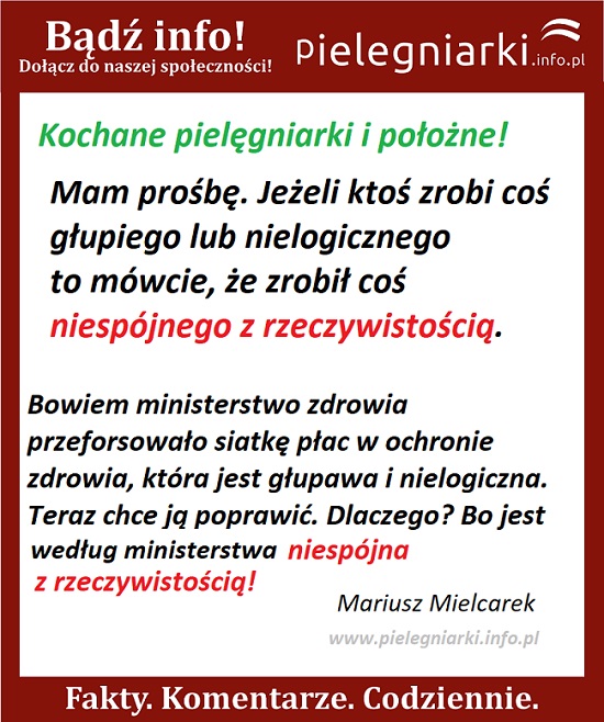 Będzie nowa siatka płac. Minister: mam zastrzeżenia do wysokości współczynników pielęgniarek.