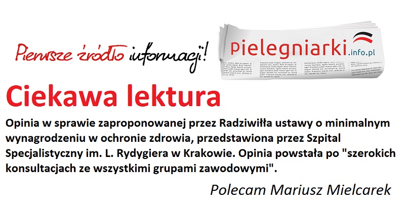 Pomysłów na degradację zawodu pielęgniarki ciąg dalszy – ratownik medyczny na oddziale szpitalnym?