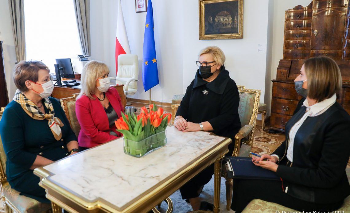 Spotkanie pielęgniarek w Kancelarii Prezydenta.