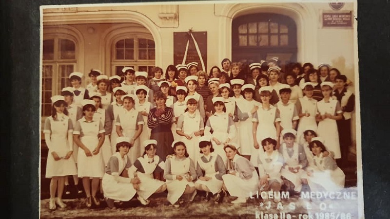 Liceum Medyczne – pielęgniarki publikują zdjęcia.