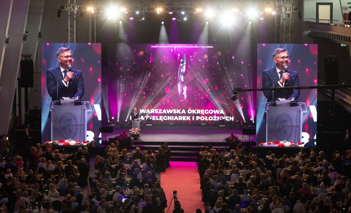 Galę Pielęgniarek i Położnych prowadził Ibisz. Zagrał Pectus.