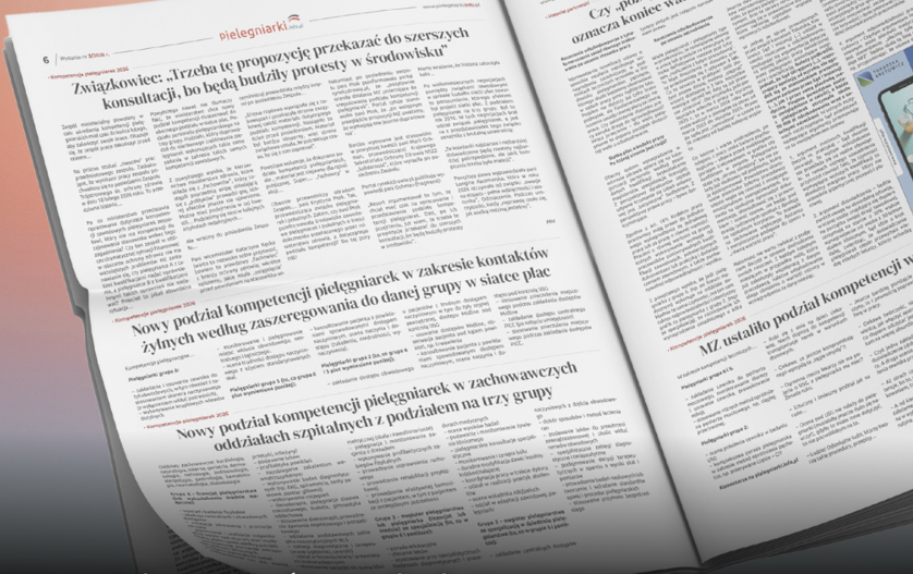 W taki sposób ministerstwo podzieliło kompetencje pomiędzy pielegniarki.